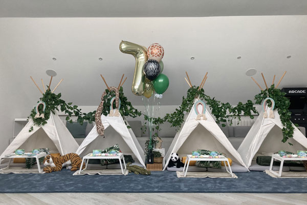 Tipis para fiestas infantiles